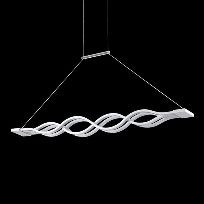 Nordischer Anhänger leichte moderne LED -Streifenform