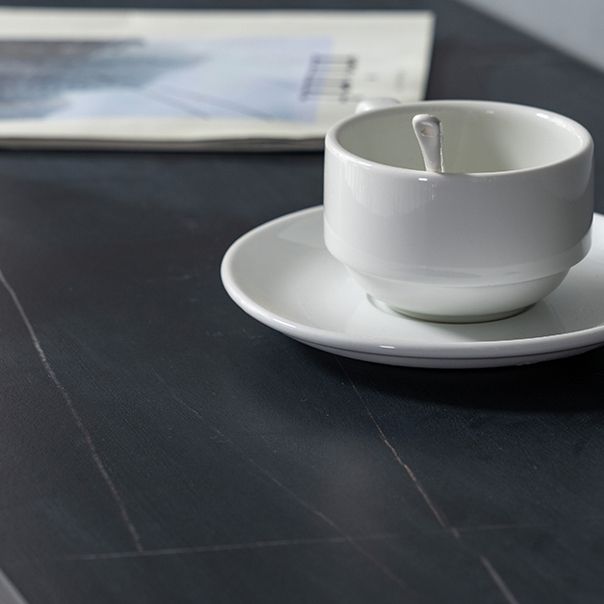 Glam Marble Bar Table with Rectangle Table Top Double Pedestal Table - 41.3" H