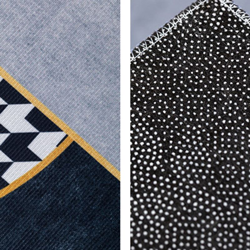 Grün moderner Teppichpolyesterblätter Teppich Fleckenfestem Teppich für den Salon