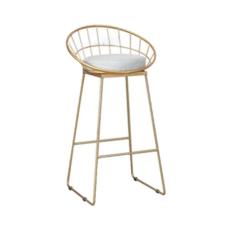 Glam Counter Bar Stool Low Back Counter Height Stools for Bristol