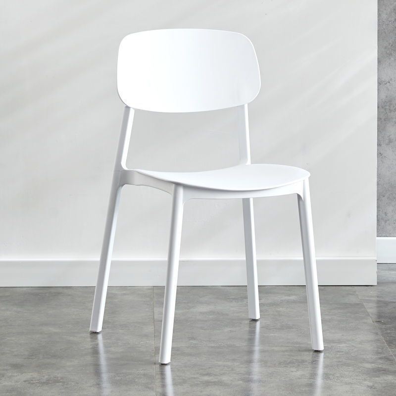 Kitchen Home Stacking Side Chair Open Back Dining Side Chair