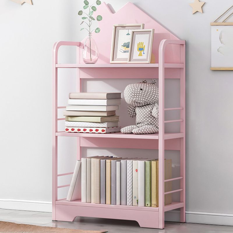 Scandinavian Metal Open Back Bookcase 9.4" Wide Home Bookshelf