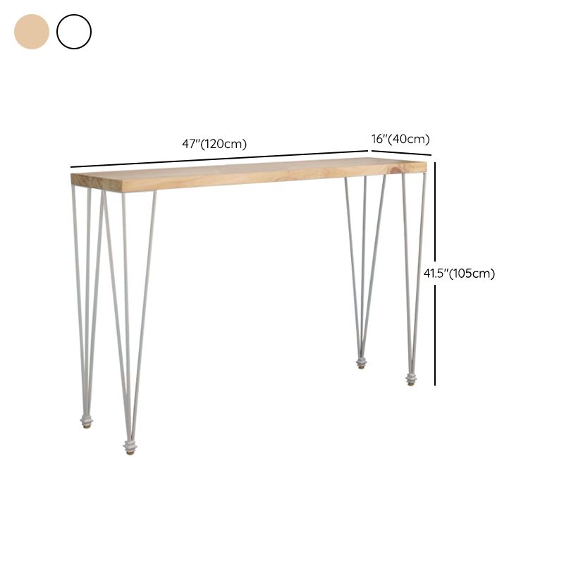 Modern Style Bar Dining Table Rectangle Bar Table for Kitchen