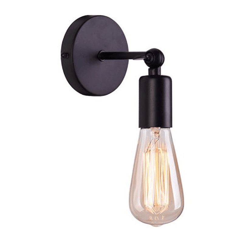 Industrial Black Wall Light Metal Lighting for Home Living Room