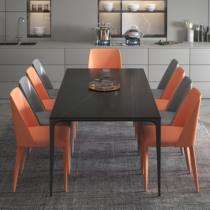 Modern Sintered Stone Dining Table Set 1/2/5/7 Pieces Dining Set for Home