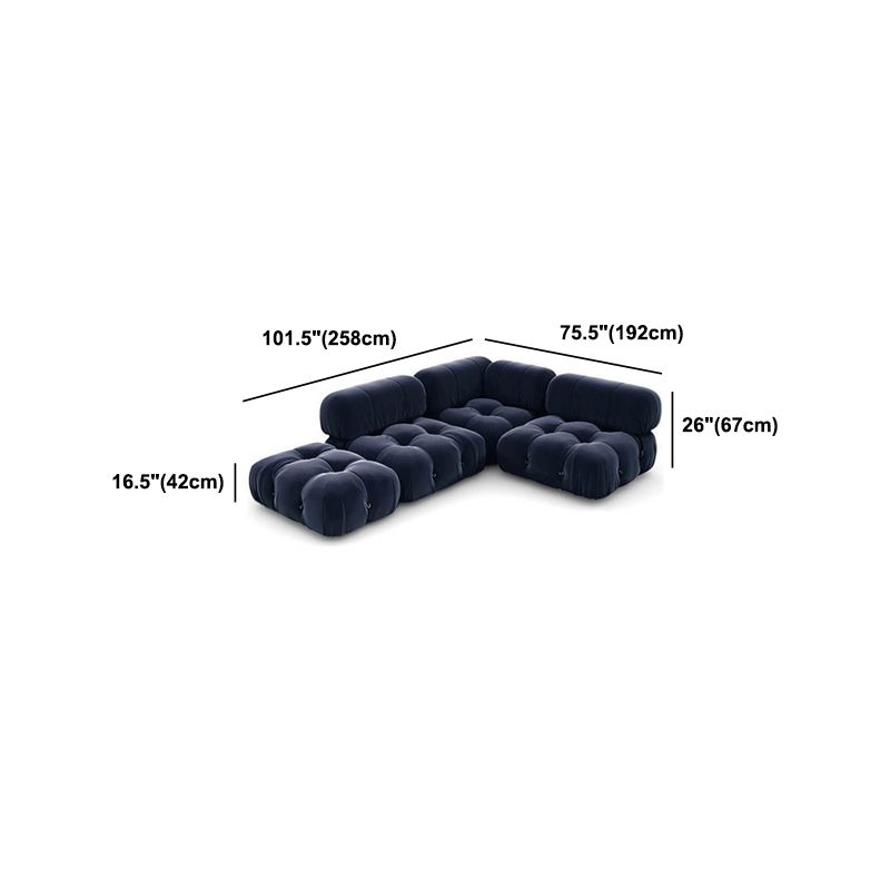 Modern Style Lamb Velvet Sofa Low Back Grey/white/orange/blue Sofa bed