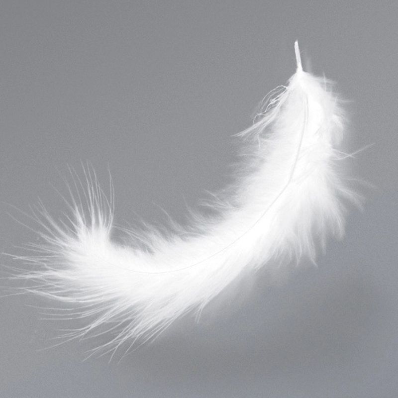 Luz colgante de LED de plumas blancas en una lámpara de aluminio de estilo de lujo moderno con decoración de cristales