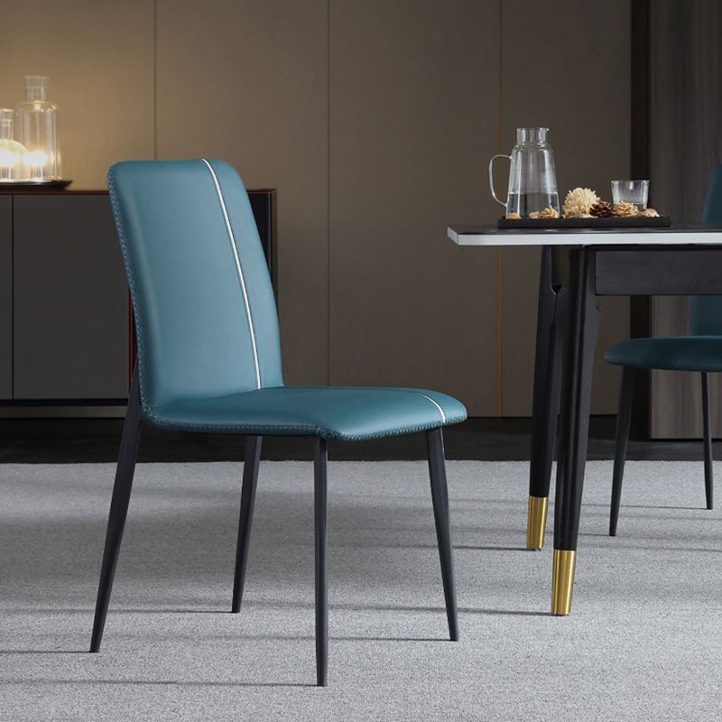 Industrial Dining and Accent Chairs Upholstered Side Dining Chairs