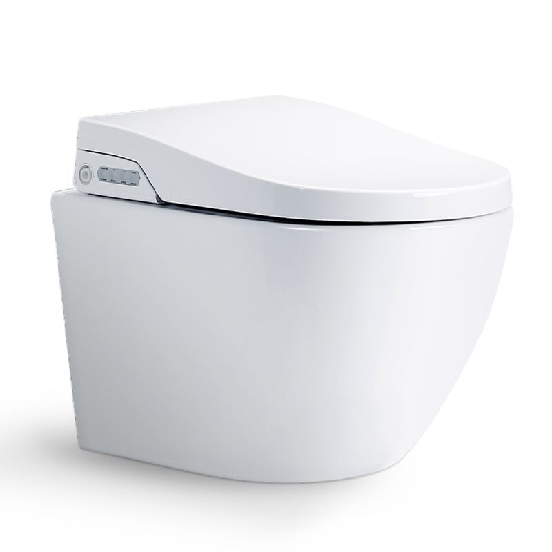 Modern Wall Mounted Bidet Foot Sensor White Temperature Control
