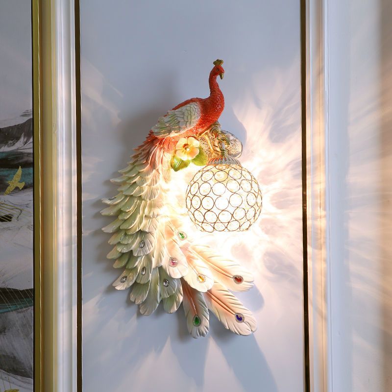 1 lampade a parete a sfera leggera applique in stile moderno