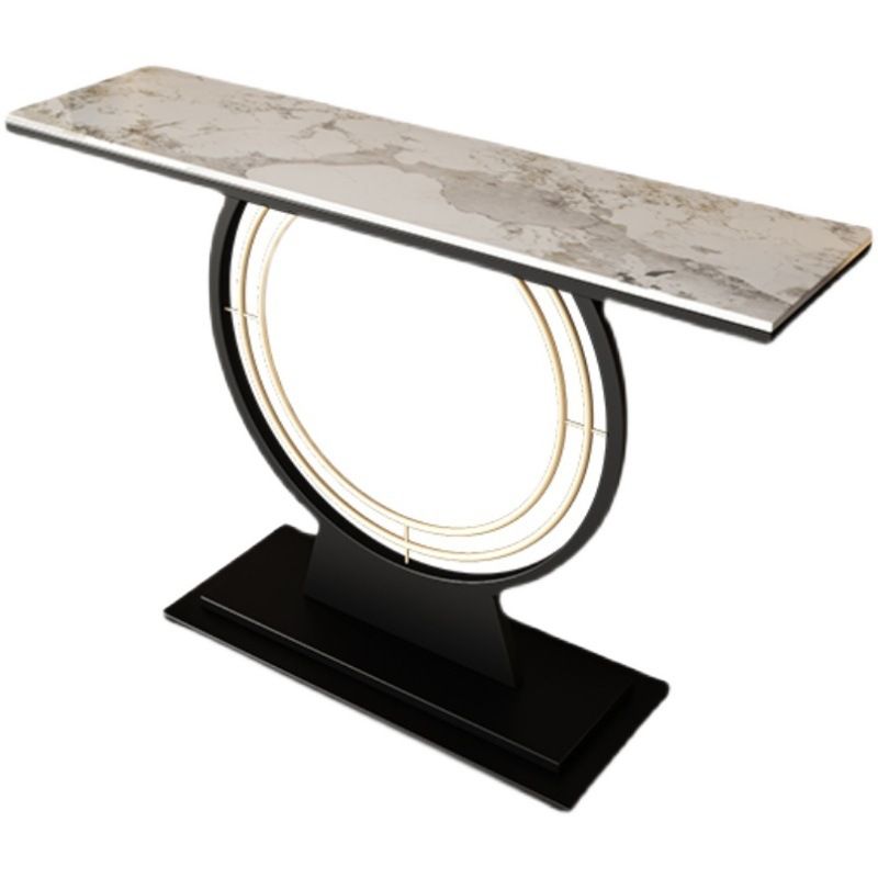 Rectangle Glam Console Accent Table Antique Finish Console Table