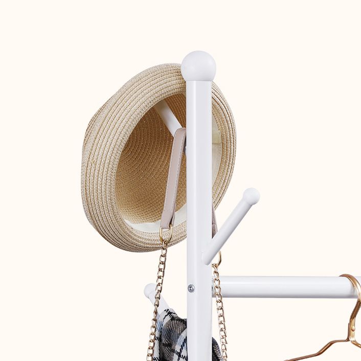 Contemporary Style Wardrobe 1-Teir Metal Wardrobe Closet for Bedroom