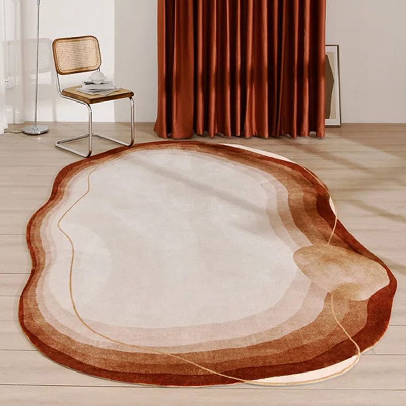 Special Shaped Carpet Modern Polyester Rug Washable Carpet for Home Decoration