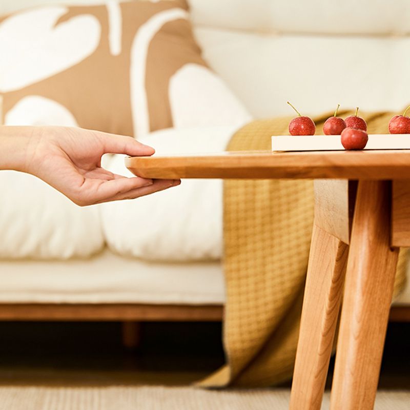 Modernistic Coffee Table Wooden 4 Legs Coffee Cocktail Table for Living Room