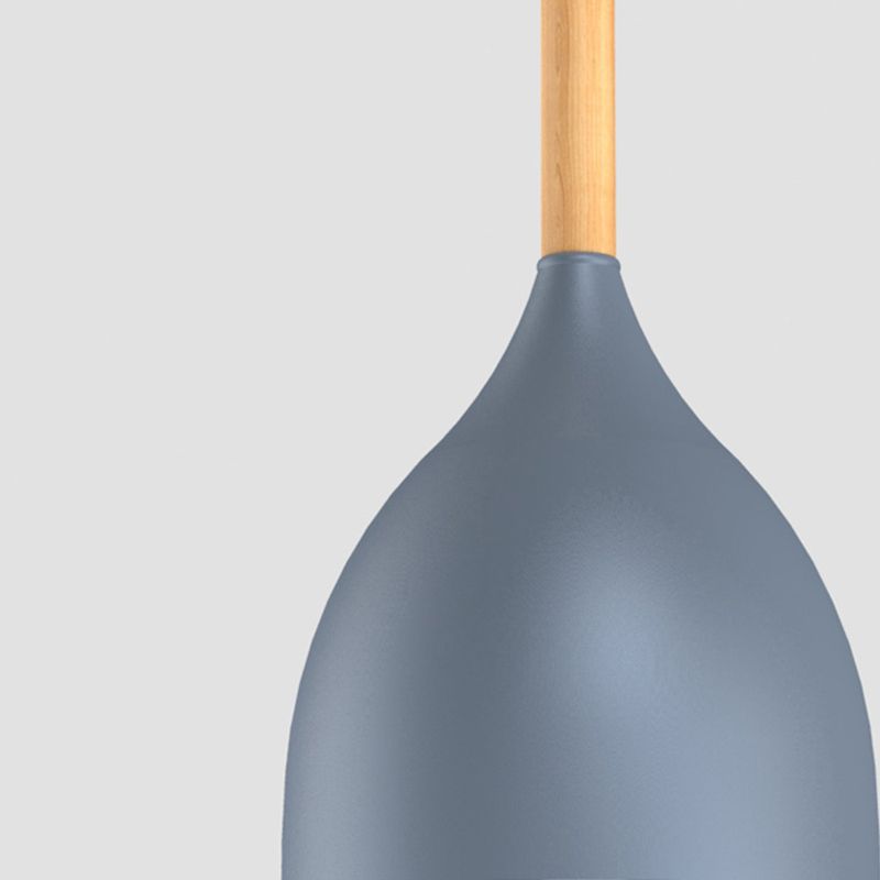 Modern Concise Macaron a sospensione Light Alluminio Dome Hanging Lampada per sala da pranzo