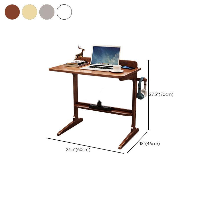 Home / Office Writing Desk Contemporary Solid Rubberwood Office Desk