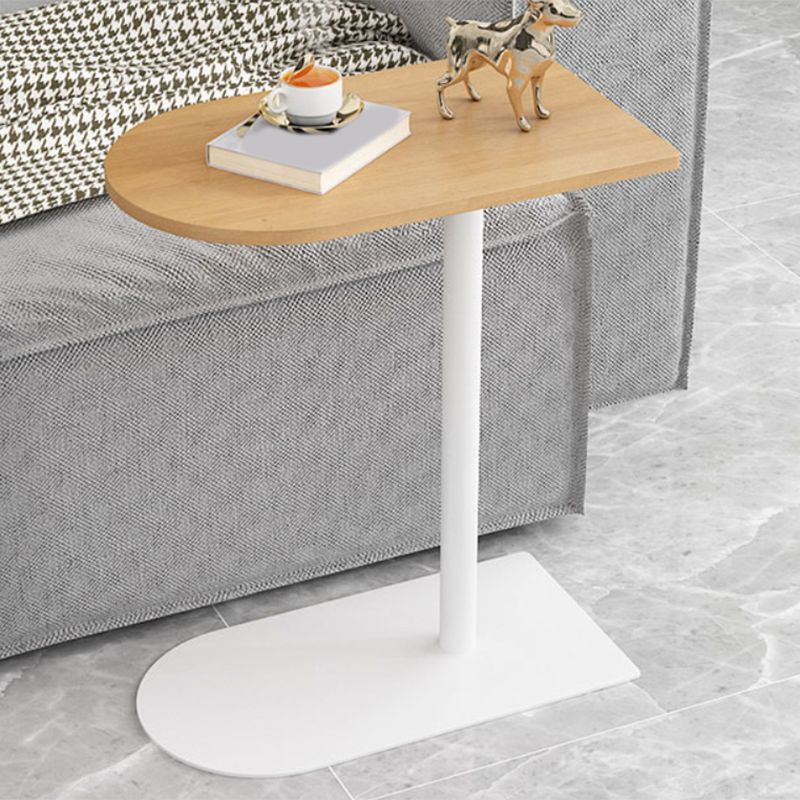 Modern Pedestal End Side Table Mental Sofa Side End Table for Living Room