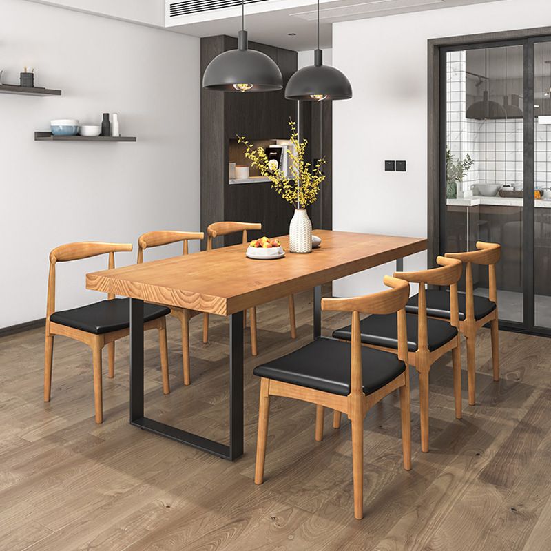 Traditional 1/5/7 Pieces Dining Set Rectangle Wood Dining Table  Set for Dining Room