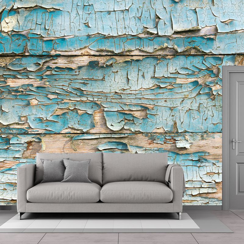 Wooden Modern Stain Resistant Wallpaper Living Room Wall Mural