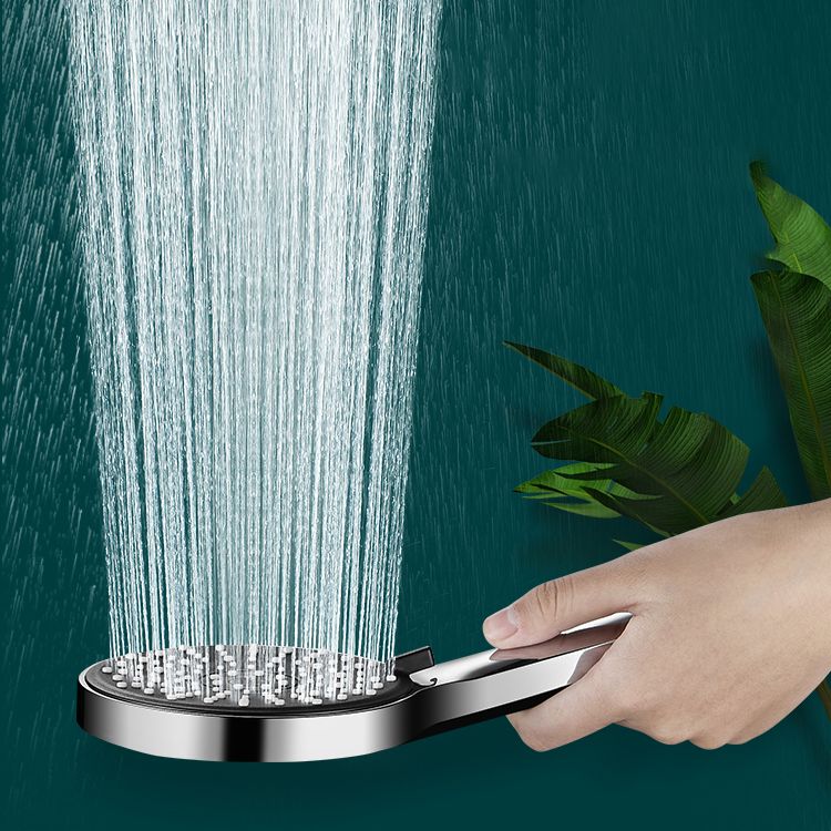 High Flow Handheld Shower Head 4-Spray Patterns Wall-Mount Showerhead