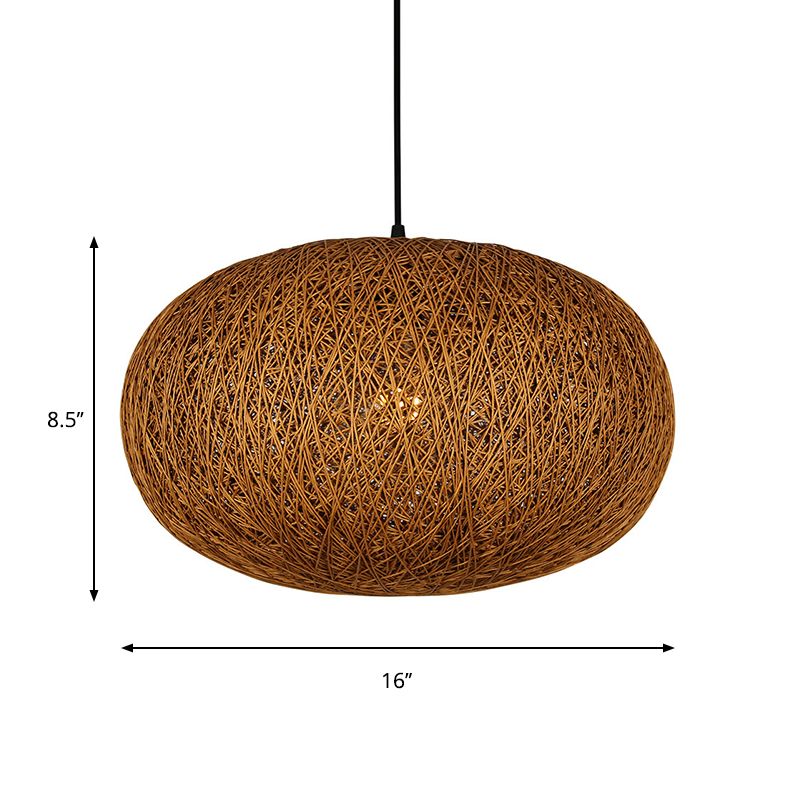 1 mit Glühbirnen handgefertigte Pendellanzeige modernistische Holzhängeleuchte im Kaffee