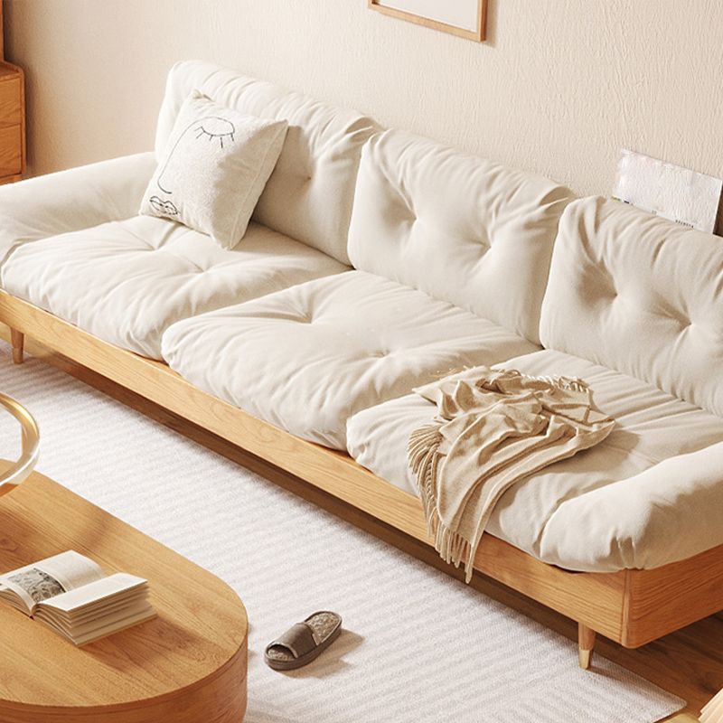 Armloses Sofa loser Rücken 35 "W Tufted Modern Sofa für Wohnzimmer