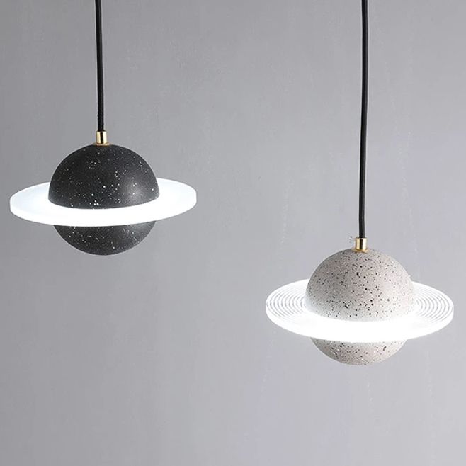 Creative Universe LED Pendant Light Simplicity Hanging Lamp for Bedroom Foyer