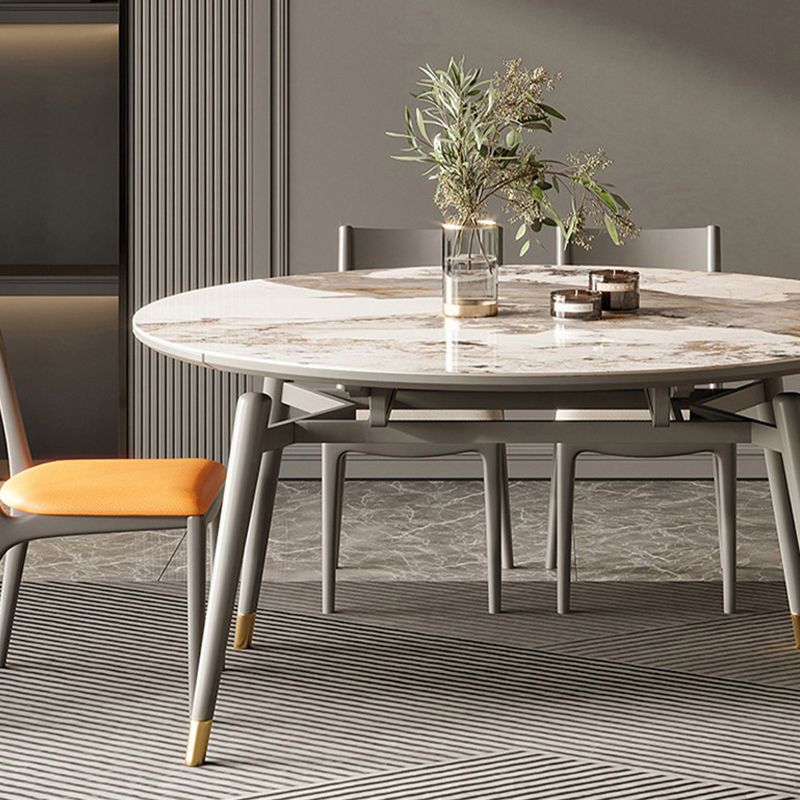 Simplicity Dining Room Dinner Table Rubberwood Solid Wood Base Dining Table
