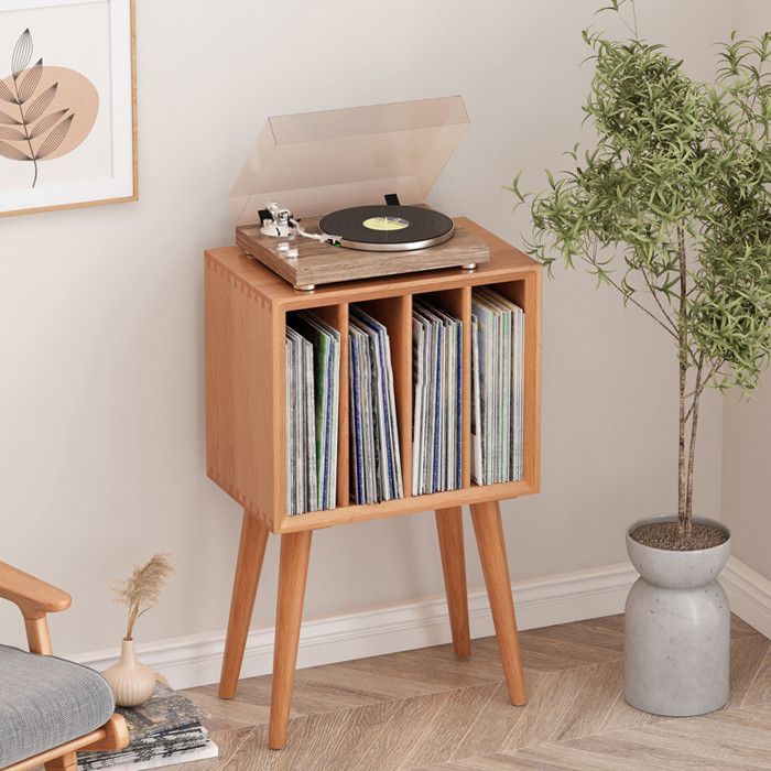 Contemporary Style Standard Bookcase Wooden Vertical Closed Back BookShelf