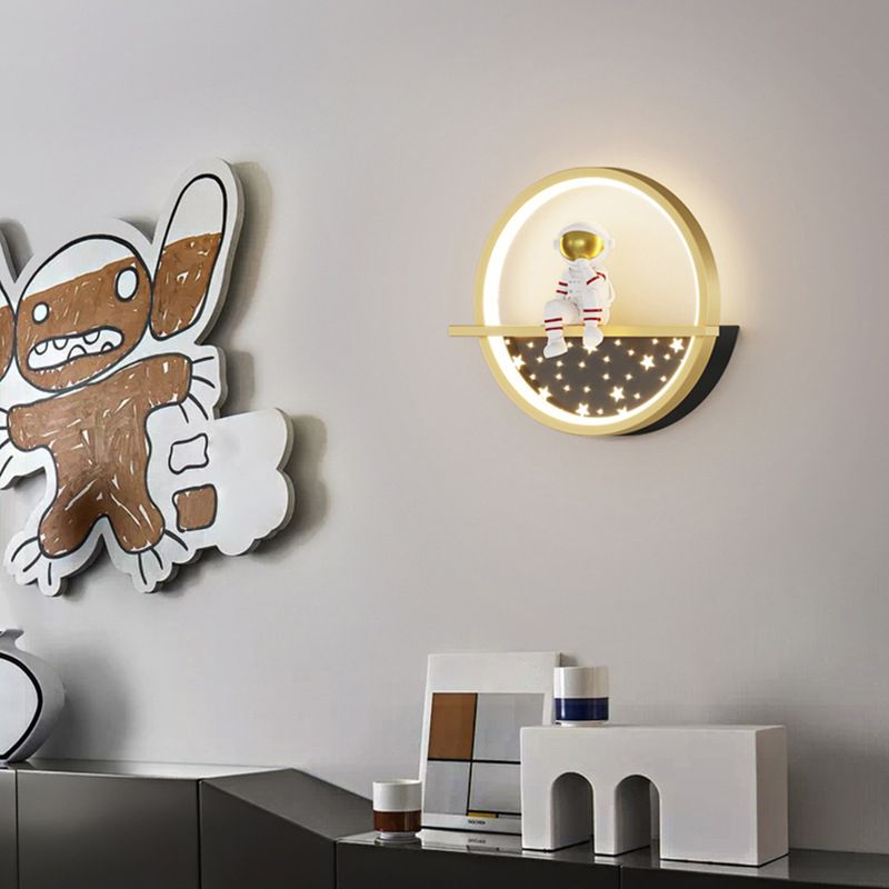 Cartoon LED Wall Mount Light Children Wall Light with Acrylic Shade for Bedroom
