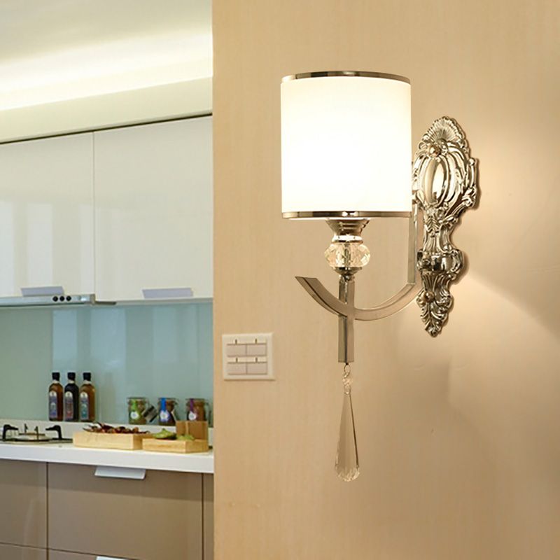 Tessuto a parete per parete con cilindro in stile vintage 1/2-tea