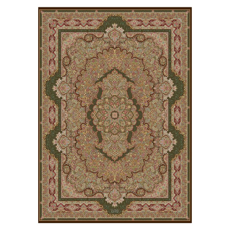 Vintage European Style Teppich Polyester Gebiet Teppich Fleckenfester Teppich für Wohnkultur