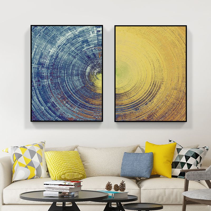 Vortex-Leinwandkunst, zeitgenössisches, bezauberndes Gemälde, abstrakte Wanddekoration in hellen Farben