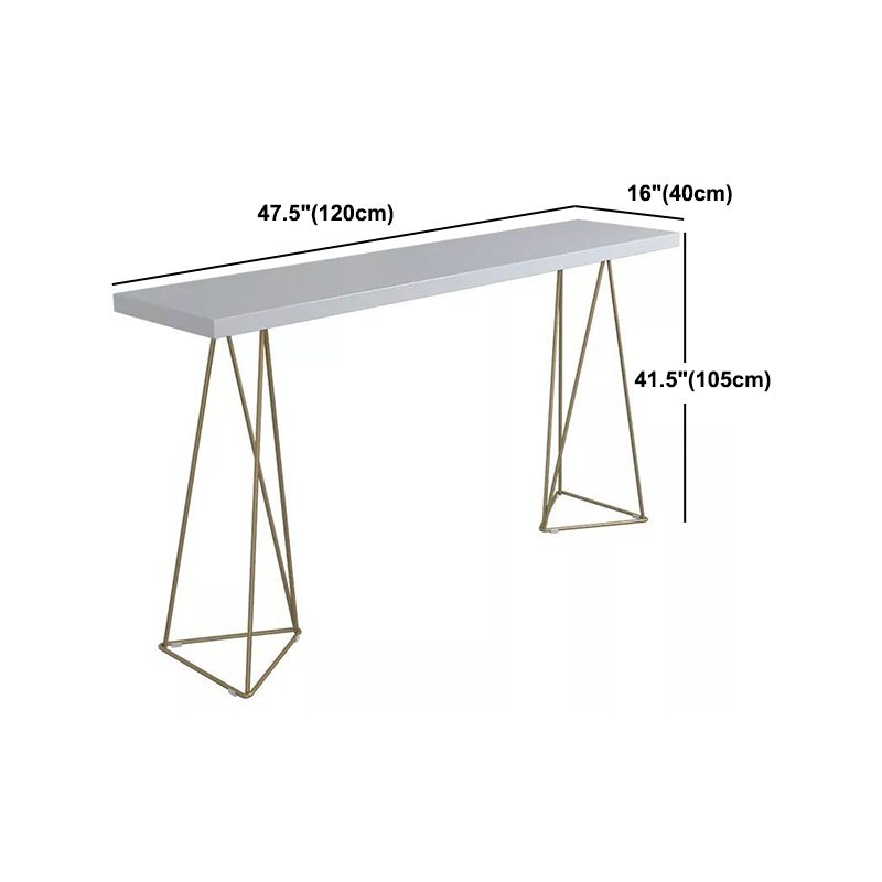 Luxurious Rectangular Pub Table Set 1/3/5 Pieces Wooden Counter Table with Backless Stools