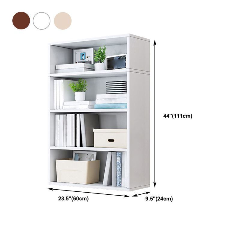 Engineer Wood Bookcase Modern Style Minimalist Home Bookshelf