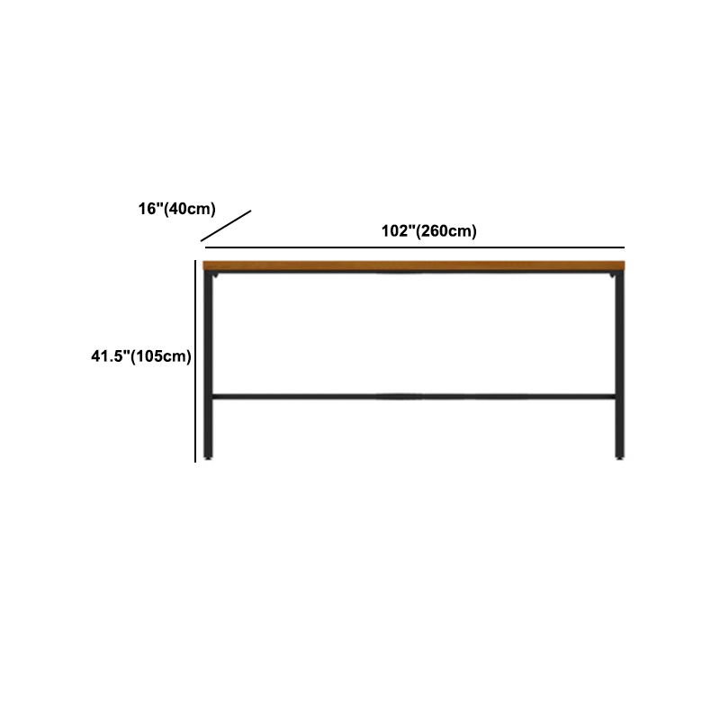 Modern Solid Wood Bar Set Coffee Shop 1/2/7 Pieces Rectangle Table and Stool Set