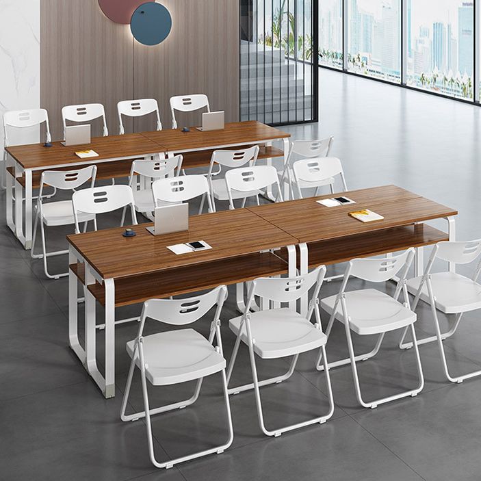 Modern Plastic Office Chair Armless Folding Conference Chair