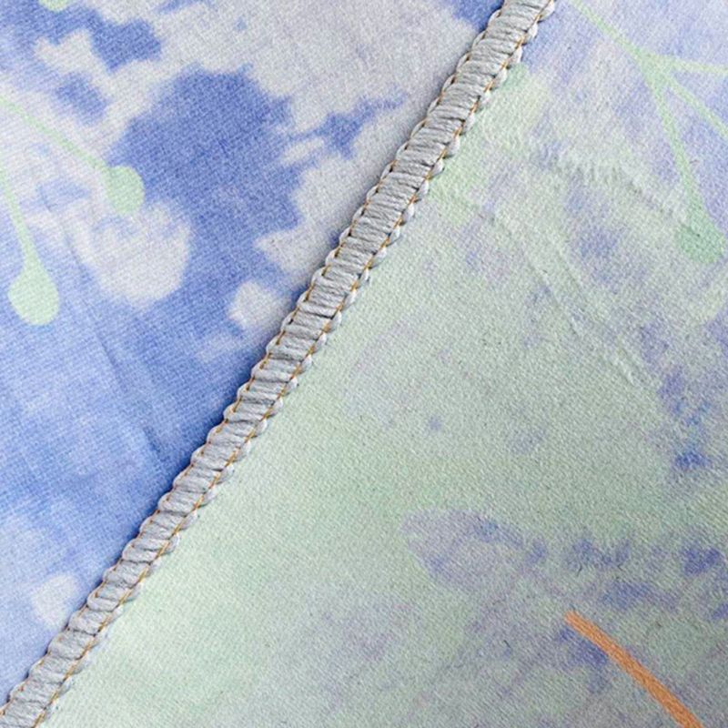 Contemporary Living Room Rug Geometric Area Rug Polyester Non-Slip Backing Carpet