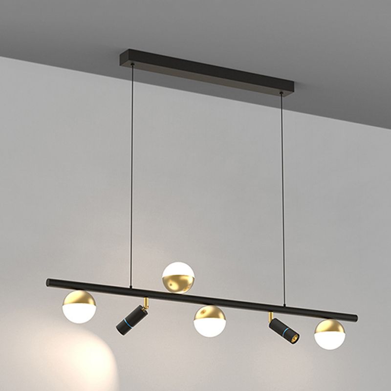 Multiple-Light Globe Island Pendant Lights Modern Metal Island Pendant Lights