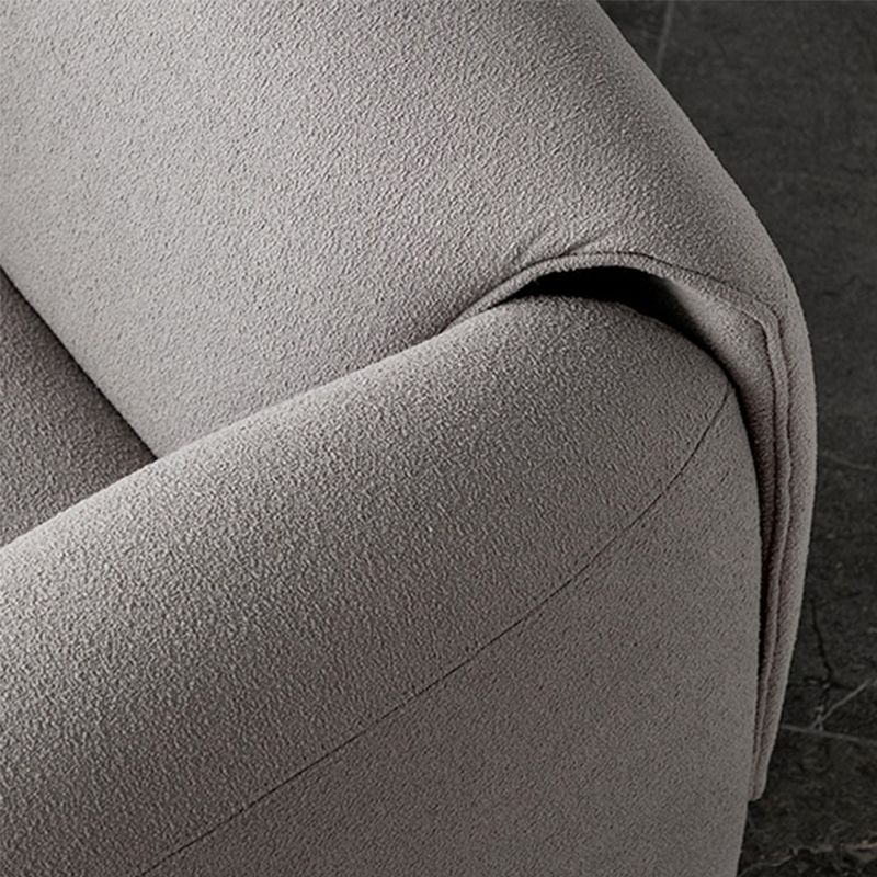 Mid-Century Modern Armless Accent Room Chair Fixed Back Accent Chair for Living Room