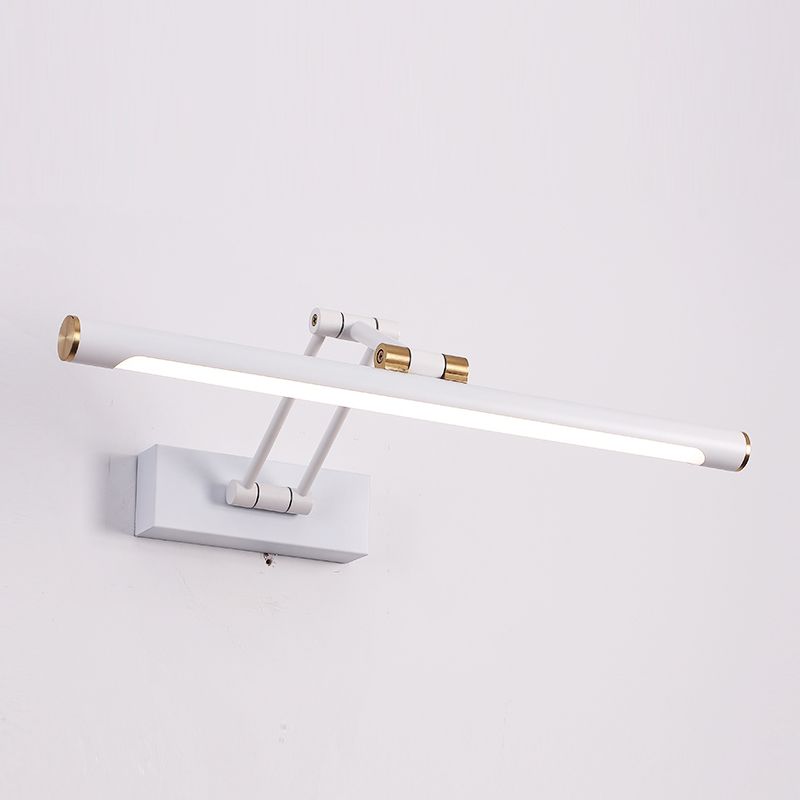 Funzione da parete da parete lineare moderna 1 Funzione illuminazione da parete a specchio leggero