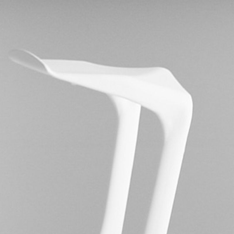 Modern Armless Bar Height Stool Plastic Bar Stool for Living Room