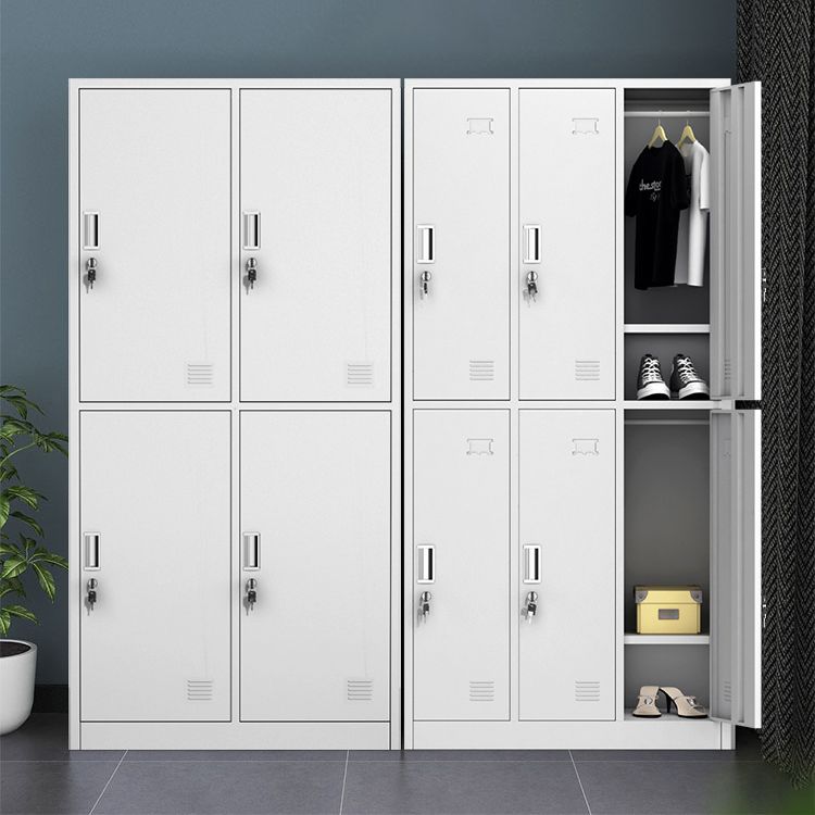 Metal Wardrobe Cabinet Contemporary Hinged Wardrobe Closet for Home