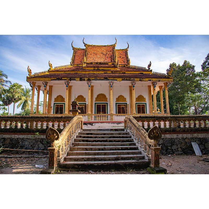 Contemporary Horizontal Photography Wall Mural Architecture Eco-friendly for Room