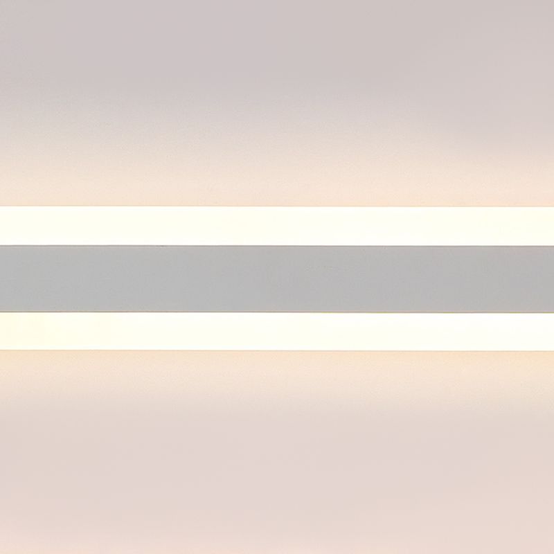 Moderne rechthoekige ijdelheid verlichtingsarmaturen metaal 1 lichte ijdelheid wandonderzoek