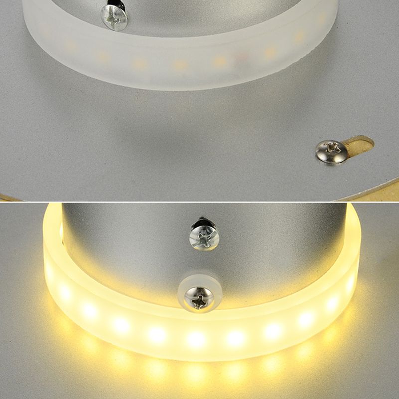 1-Light Stone Wall Sconce Modern Simple Wall Mount Lamp for Living Room