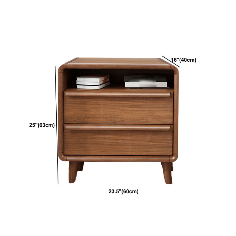 Modern Rectangular Cabinet Wood Minimalist Side Cabinet with Drawer