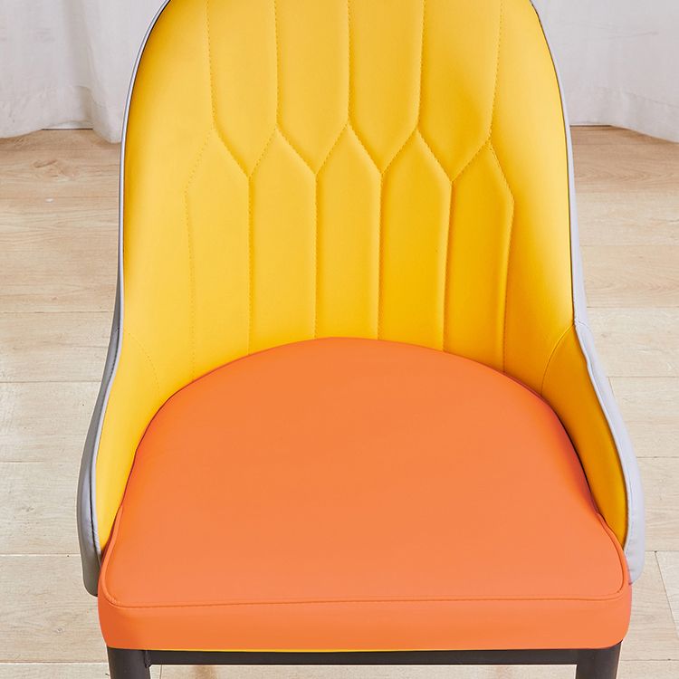 Silla de comedor de estilo escandinavo de metal Parsons Silla auxiliar de comedor para restaurante