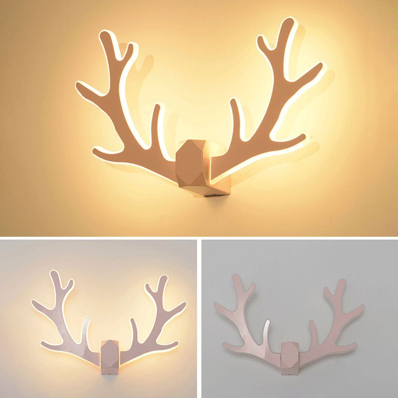 Estilo moderno de forma única Diconce de pared de plástico 1 iluminación de pared de luz para dormitorio