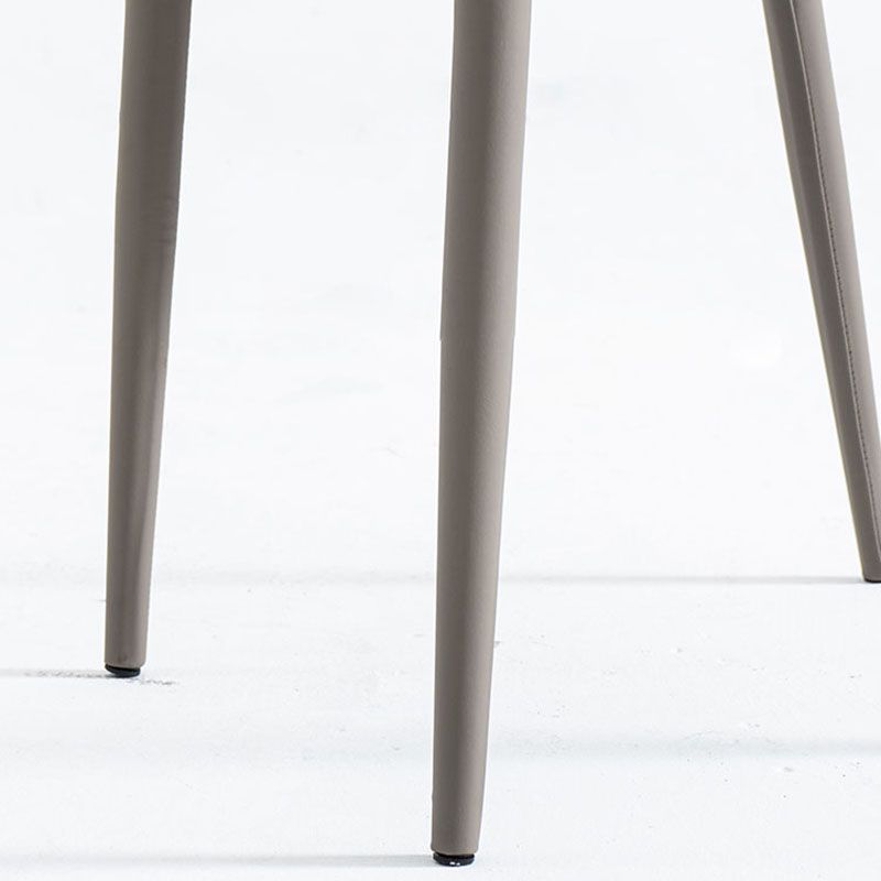 Silla lateral de comedor industrial de metal Silla lateral con respaldo de orejas para comedor (juego de 2)